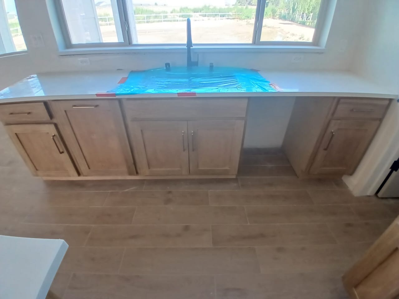 Wood cabinetry kitchen